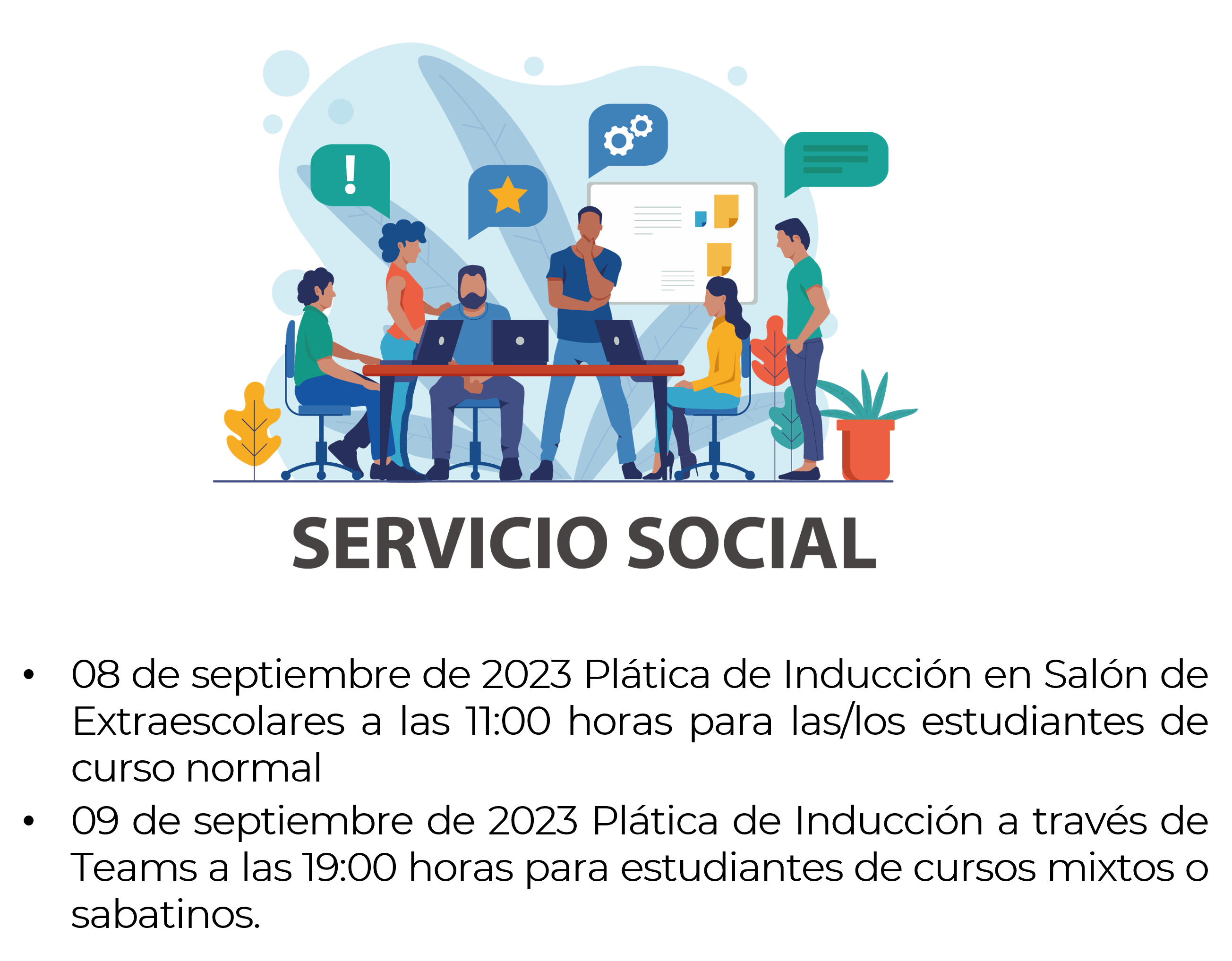 Platica de servicio social